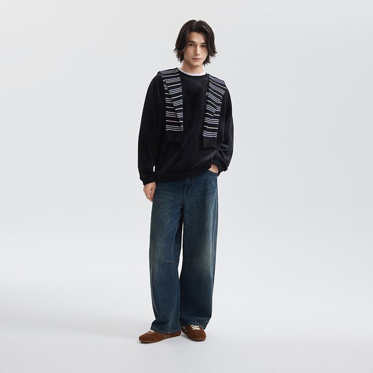 Lee Sweatshirts Unisex Crew Neck Moderate Regular LUT010846209142K