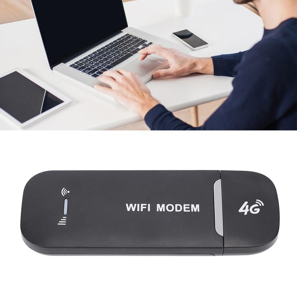 WiFi Modem 4G LTE USB Portable Hotspot Wireless Router for Travel High Speed 8 Connected Devices