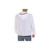 Emporio Armani Solid Color Hooded Long Sleeve Sweatshirt Men Tops White 8NPB04-PNN7Z-1100