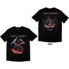 Disturbed European Tour '23 Medallion T Shirt (Black) Back Print, Ex-Tour