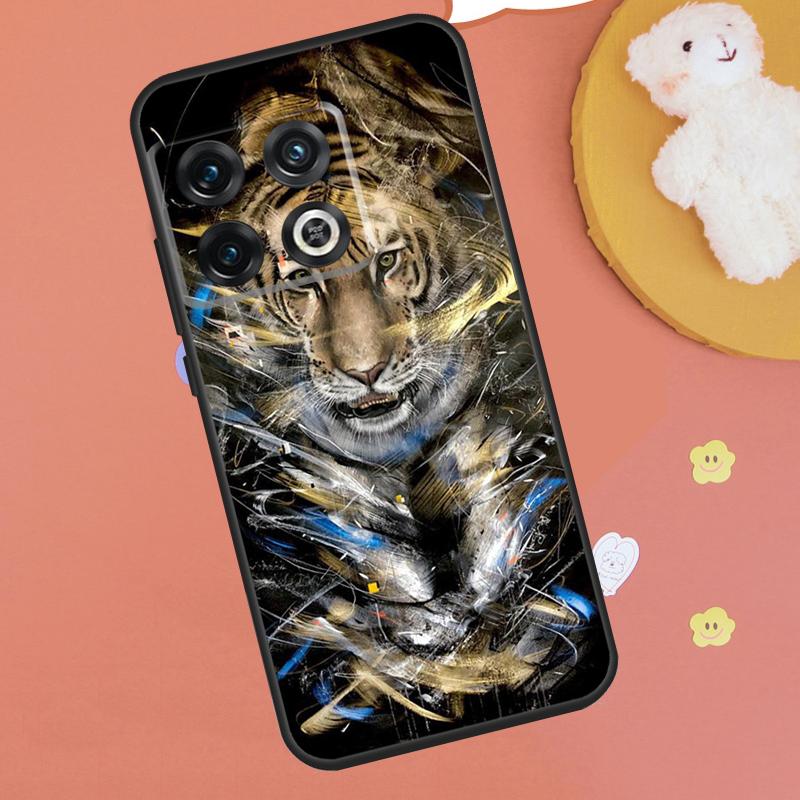 Cool Animal Big Cat Tiger Case For OnePlus 13R 12R 10R 13T 15 13 12 11 10T 8T Nord CE 4 3 2 Lite N20 N30 Nord 5 Funda