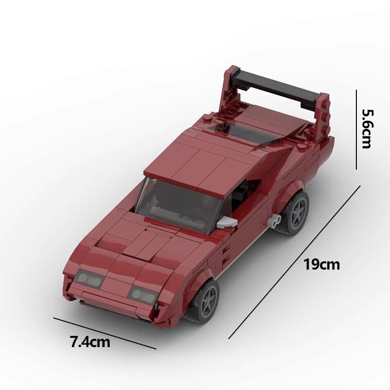 MOC  Building Blocks Speed Series Racing Car Model DIY Assembly Bricks Set