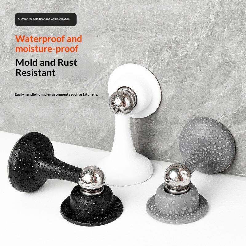 Magnetic Door Stop Strong Magnetic Suction No Drill Self Adhesive Door Holder for Home Bedroom Apartment Dorm Room