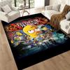 Simpsons Family Gathering Square rugs are a great choice for living rooms, bedrooms, home décor, and as gifts.