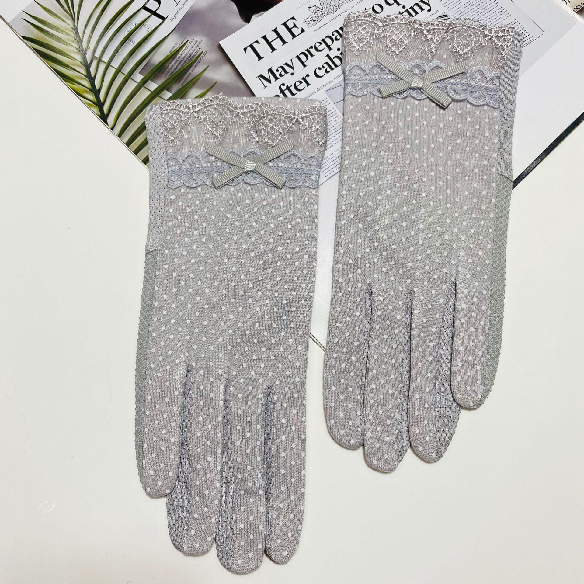 Women s Summer UV Protection Cycling Gloves - Non-slip, Breathable, Touchscreen-Compatible серый
