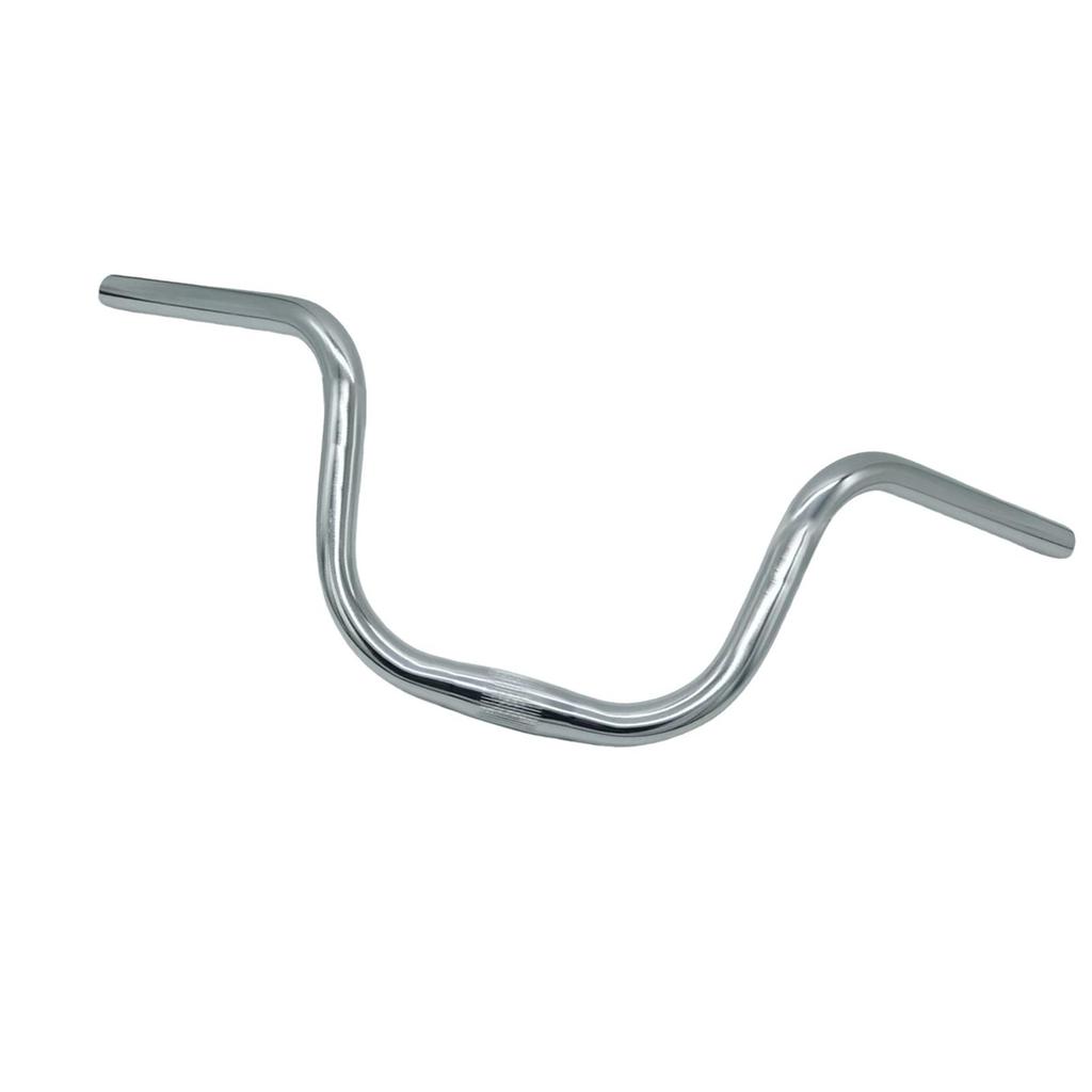 Mountain Bike Riser Handlebar Easily Install 23.6inch Long Bicycle Accessory Silvery