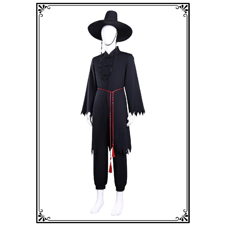 Saja Boy Cosplay Anime Movie Demon Hunter Jinu Group Singing Korea Style Boy Band Idol Outfit Halloween Party Costumes