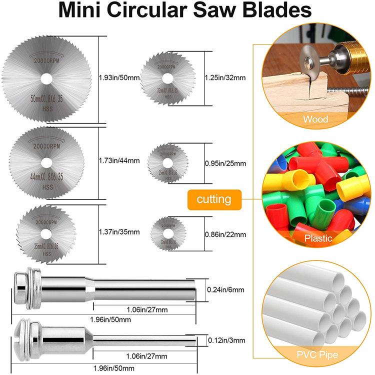 36 Pieces of Cutting Pieces Set of Electric Grinder Grinder Accessories Combination Grinding Polishing Cutting