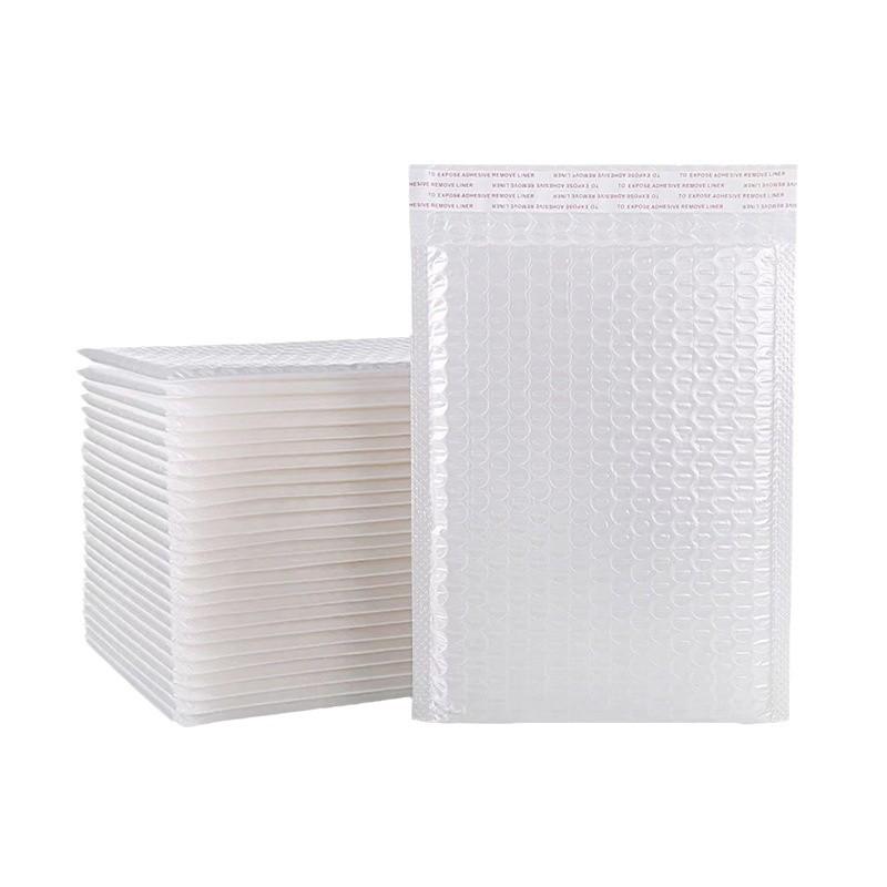 Bubble Mailers Wholesale White Filled Envelopes for Packaging, Mailing Gifts, Self Sealing Transport Bags, Bubble Envelopes
