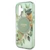 Guess Guhmp16Mhfwbdcen Iphone 16 Plus6.7 Zielony/Green Hardcase Iml Flower & Tonal Circle Magsafe