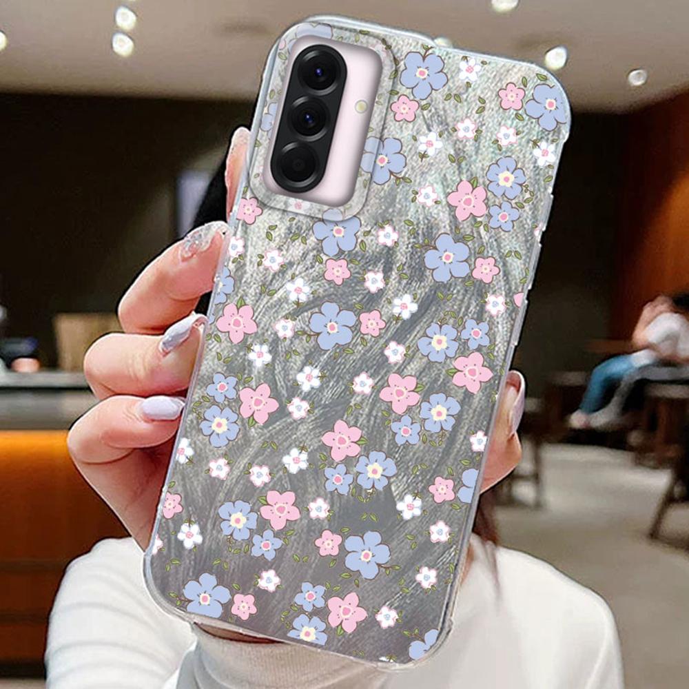Fashion Colorful Fireworks Stars Phone Cases For Samsung Galaxy A56 A26 A16 A36 A15 A25 A35 A55 S24 S25 Couple Back Shell Cover