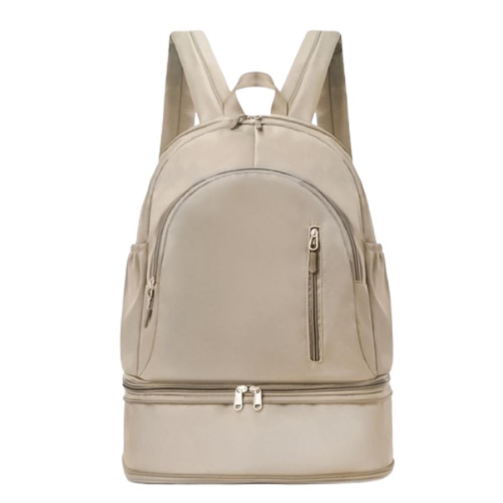 Large Capacity College Student Backpack Wet Dry Separation Students School Bags  Unisex