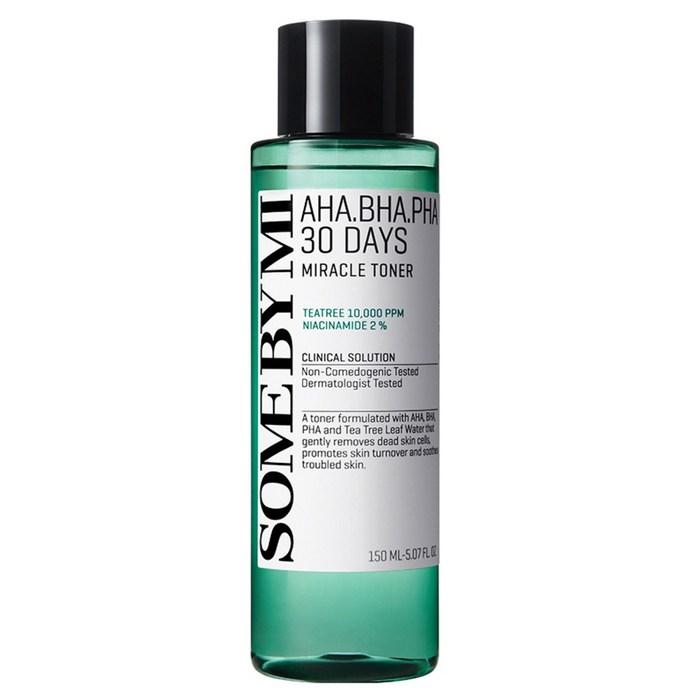 

Some By Mi AHA BHA PHA 30 Days Miracle Toner – Отшелушивающее и успокаивающее средство, корейское