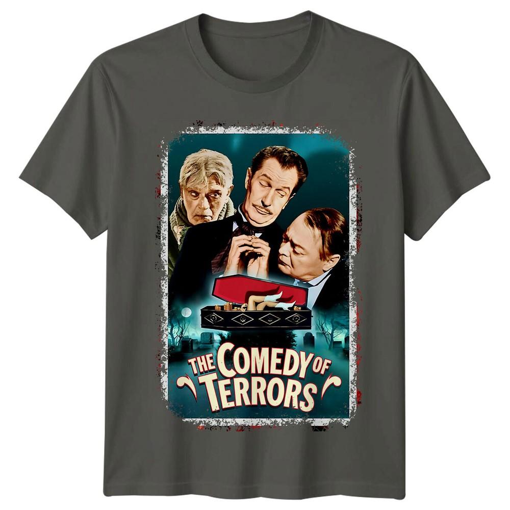The Comedy Of Terrors 1964 Movie Poster Inspired Tshirt Retro Tee Unisex