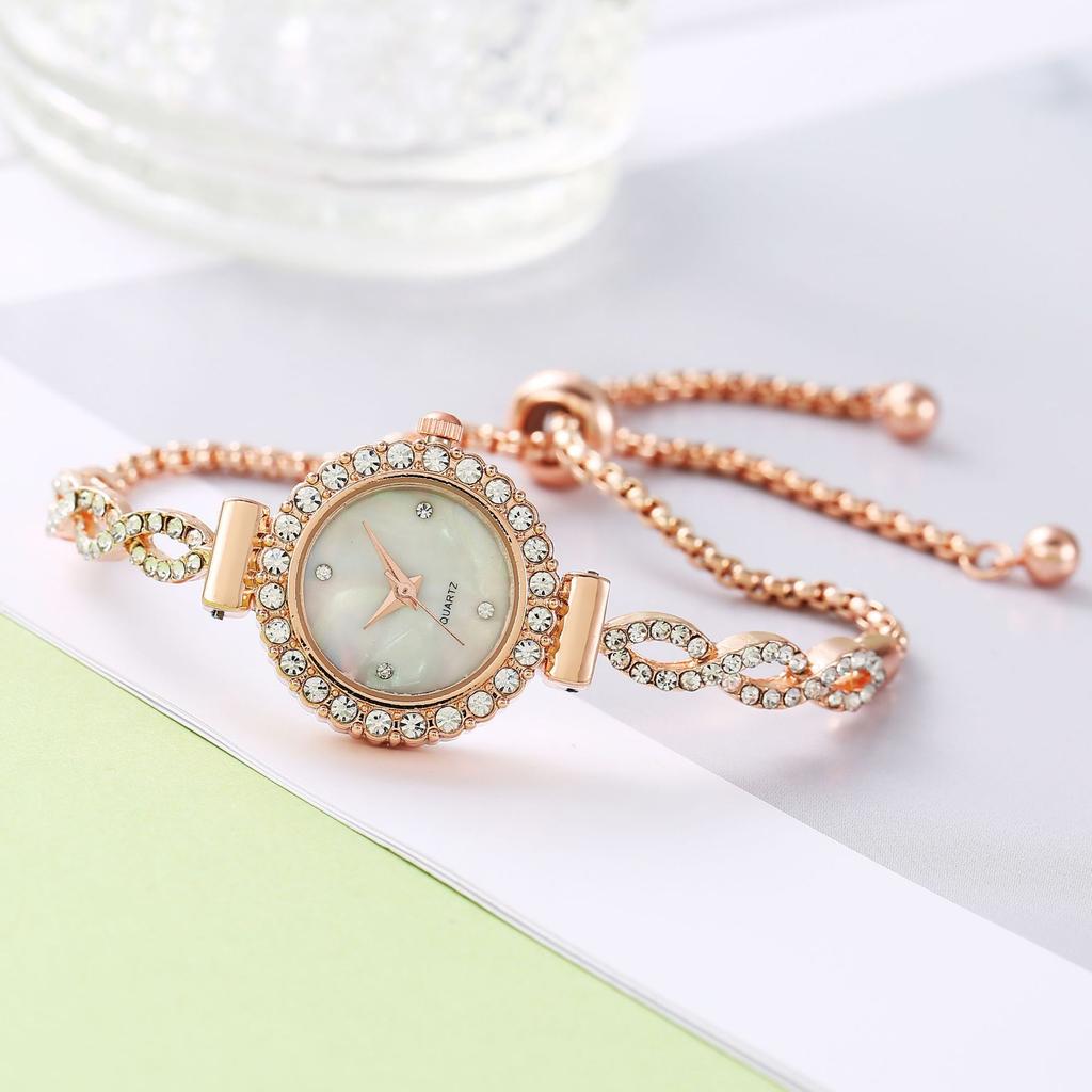 Orologi da Donna di Lusso Semplici Orologi al Quarzo Orologi con Quadrante Piccolo Bracciale Orologio da Donna Orologio Regalo Relogio Feminino
