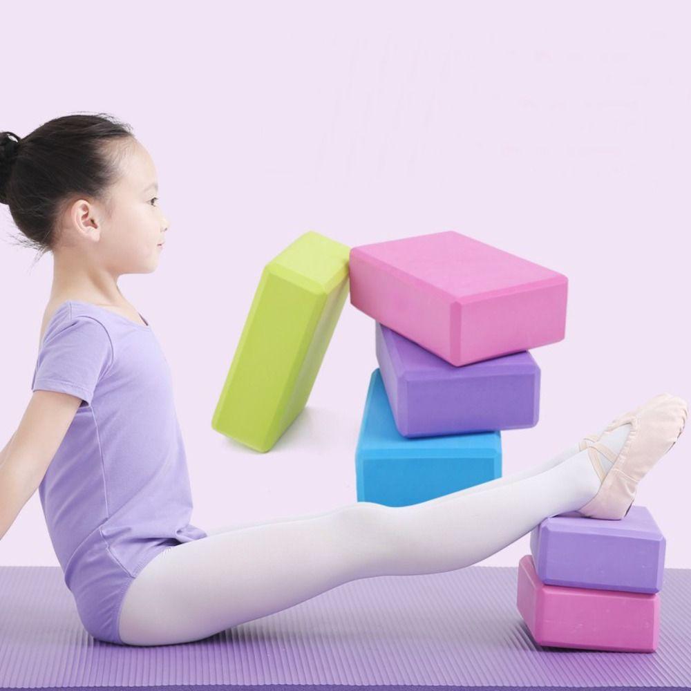 

EVA Yoga Blocks Colored Pilates Bricks New Gym Foam Brick Home Fitness Equipment сірий