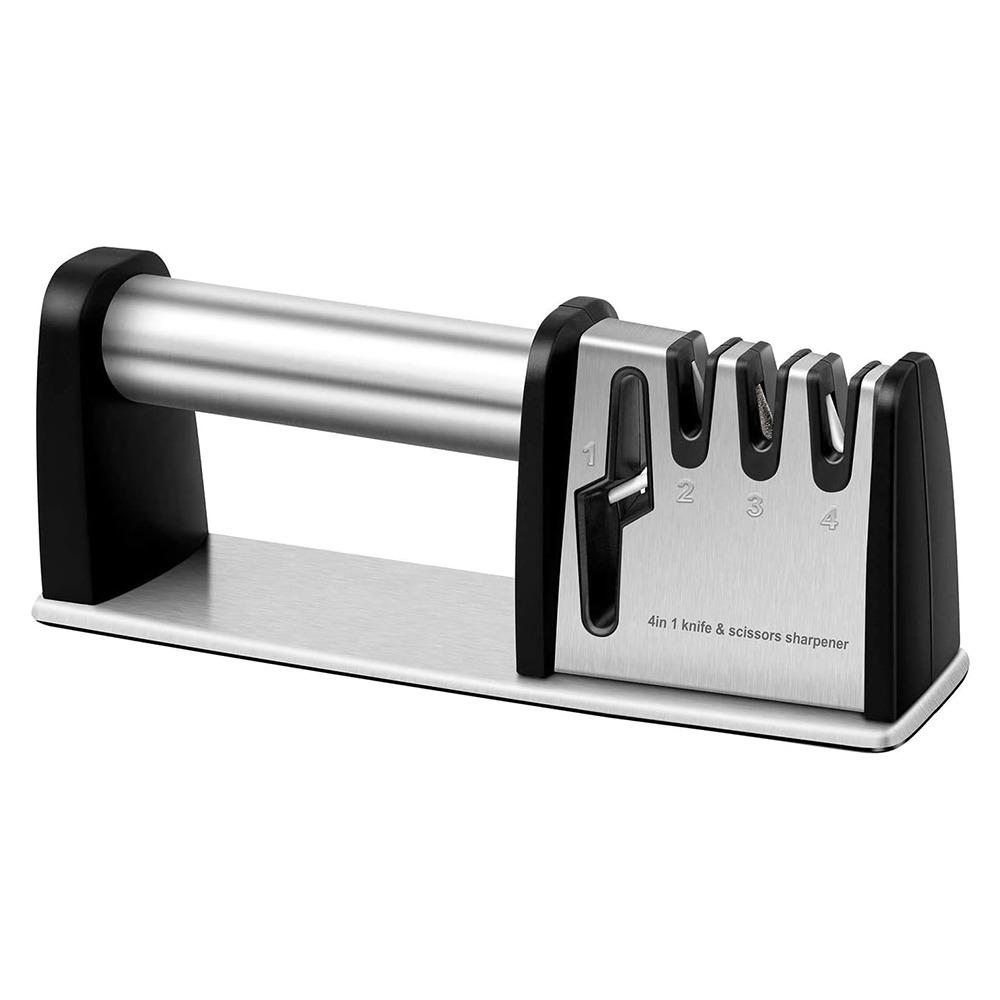 

Черный инструмент для заточки вольфрамовой стали, аксессуары для ножей, практичные точилки для ножей, домашняя кухня