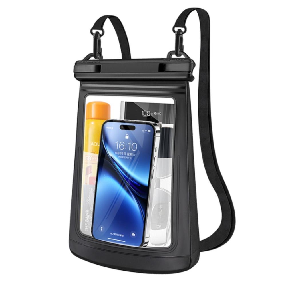 Touchable Screen Phone Protector Pouch Transparent Underwater Dry Bag Phone Sealed Bag  Boating чёрный