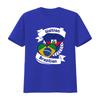 Haitian Brazilian Heart Flags Haiti Brazil T Shirt vintage Washed Soft fashion Breathable graphic Slightly