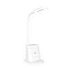 4-in-1 Multifunktionale Kabellose Ladestation Schreibtischlampe mit Stifthalter 15W Schnellladefunktion für Handy für Büro Alltag