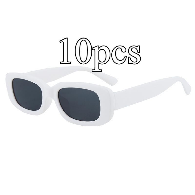 Korean Retro Square Child Sunglasses for Kids Fashion Oval Solid Color Children Eyewear UV400