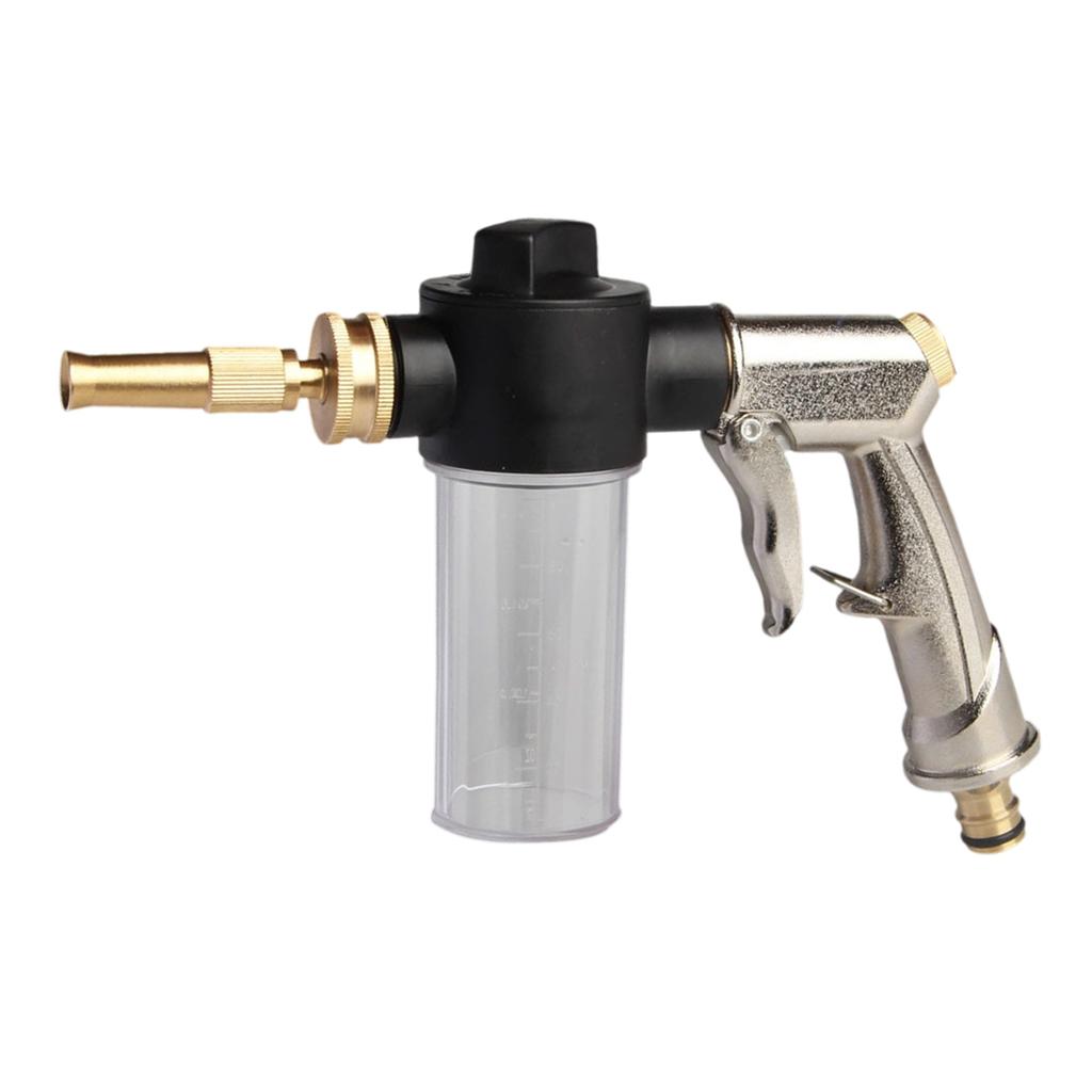 Ugello Spruzzatore per Tubo da Giardino 3,5oz Dispenser Sapone Pistola Schiuma ad Alta Pressione per Lavaggio Auto Giardinaggio e Doccia Animali