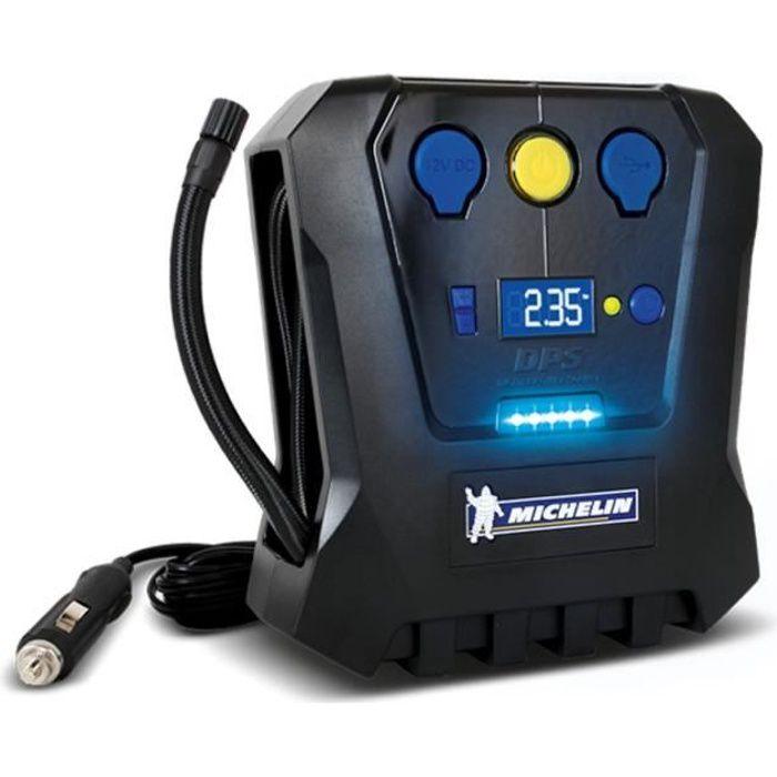 Compressore programmabile 12V da 0.05 bar a 7 bar - MICHELIN - Programmabile - auto, moto, bicicletta, palloni, materassi ad aria