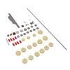 Flute Repair Kit Pads DIY Maintenance Tools Set Musical Instrument Parts Accessories