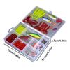 51Pcs Topwater Bait Rigs Multifunction Lure Tackle Kit Carbon Steel Biomimetic Fish Bait for Outdoor Fishing Accessories Tool