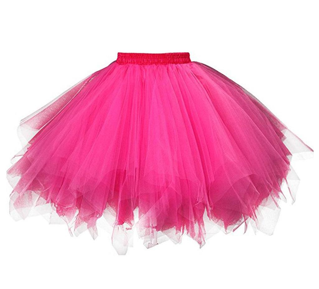 Mesh Princess Tutu Skirt for Kids - Puffy Ballet Dance Costume Skirt
