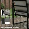 Outdoor Garden Furniture Set 4 Piece Patio Furniture With Slatted Table Indoor Outdoor Balcony Patio Conservatory Set