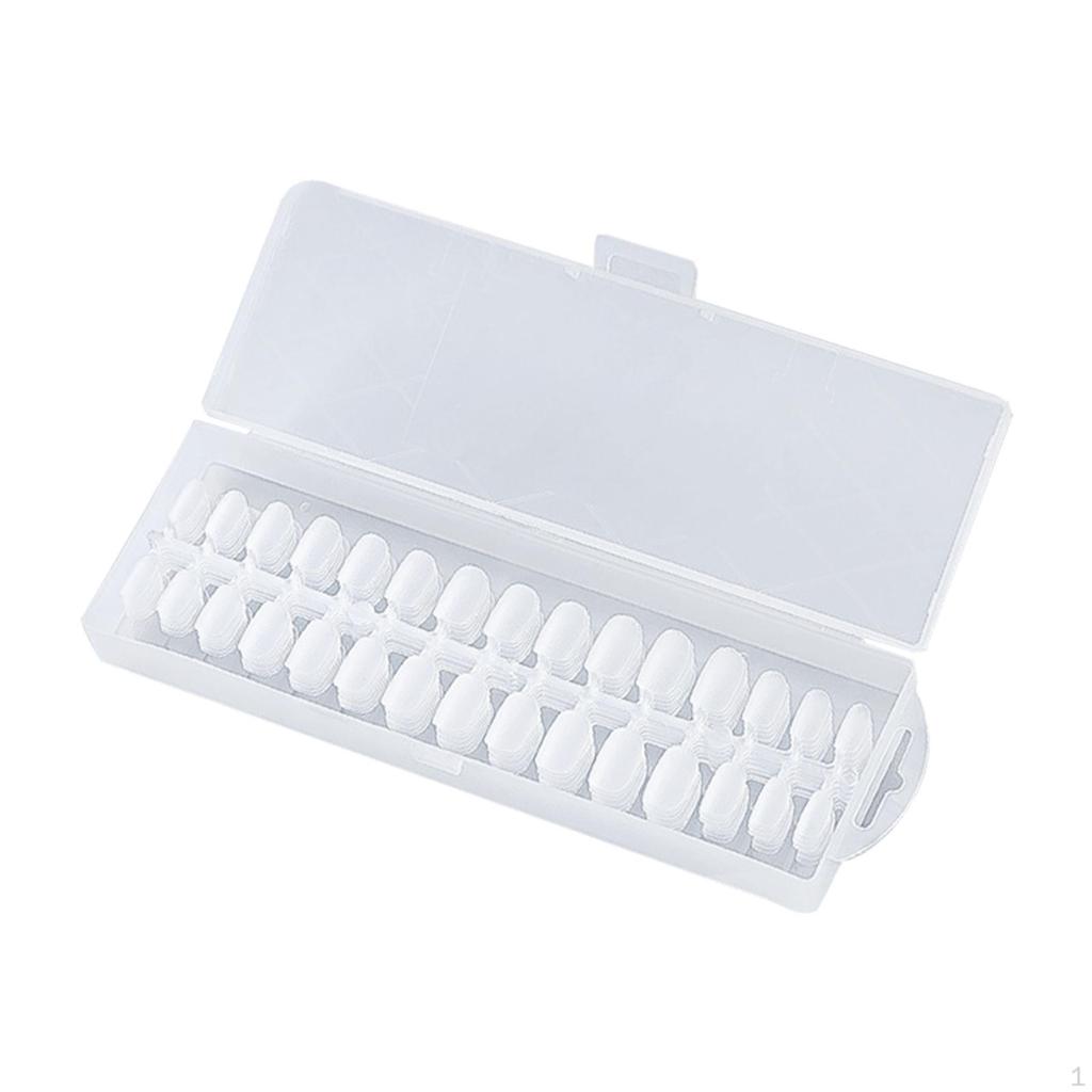 240 Pieces Clear Fake Nails Artificial French Tips for Party Stage performance DIY