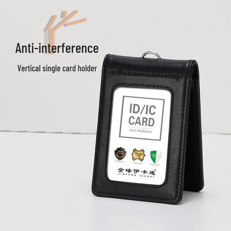Custom Anti-Interference ID Holder Lanyard - Multi-Card Sleeve for Work or Student Badges