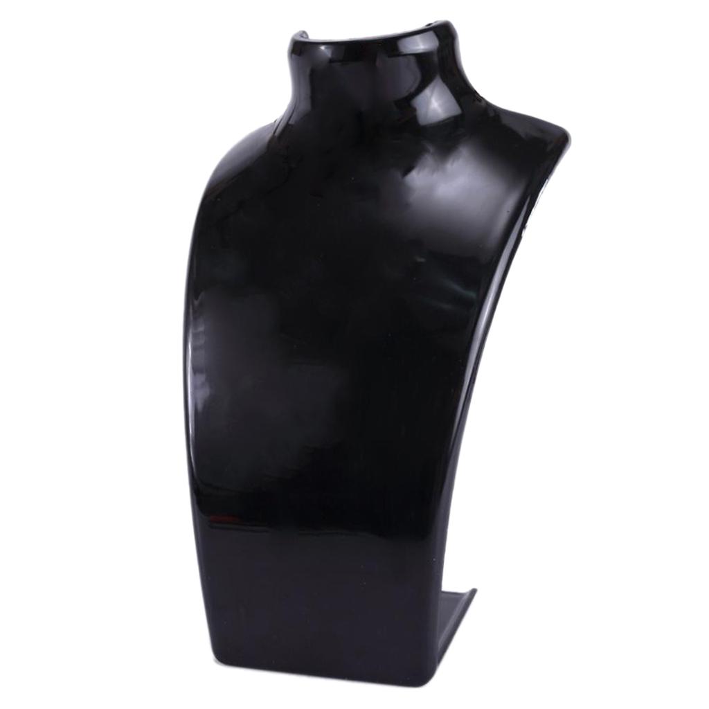 New Acrylic Mannequin Necklace Display Bust Stand Jewelry Holder Rack For Necklaces Pendant Earrings Display Stand Shelf
