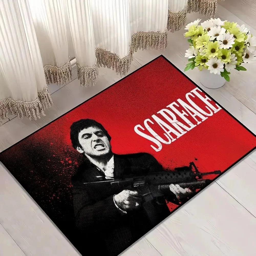VIKAMA classic movie themed carpet, easy to clean and stain resistant, suitable for kitchen, bathroom, bedroom, and home decor