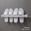 Free Punch Slipper Rack Wall Mount Bathroom Bedroom Shoe Hanging Holder Organizer Toilet Wall Door Towel Storage Shelf