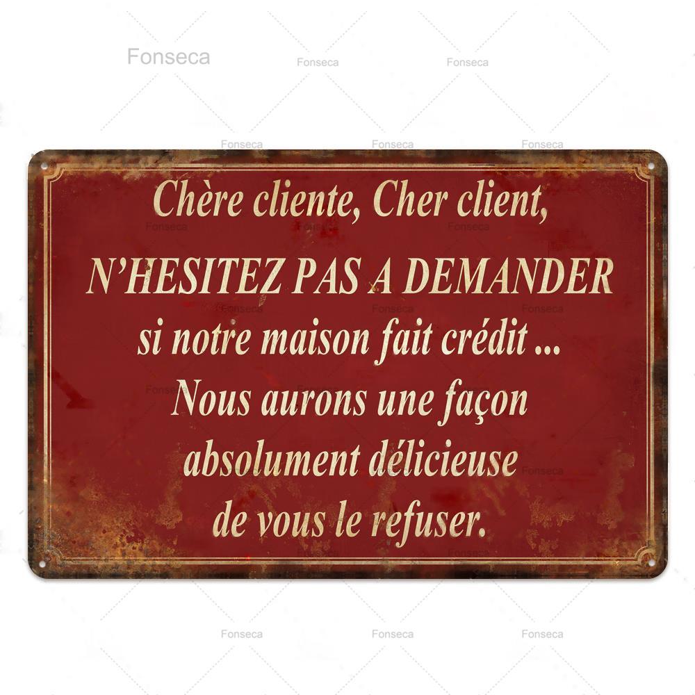 Place Des Aperos Plaque Metal Vintage French Retro Metal Tin Sign Bar Pub Club Wall Decor Iron Painting Decorative Plate