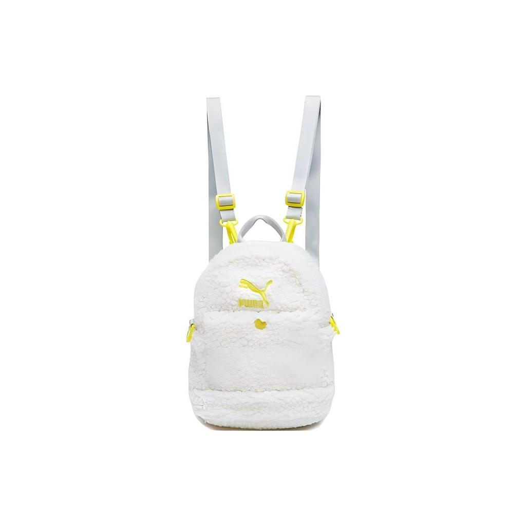 Puma Sherpa Iconic Logo Mini Backpack Unisex Backpacks White 928834-01