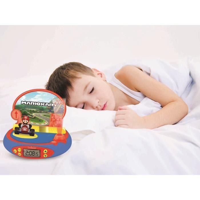 Nintendo Projektionswecker mit Mario Kart in 3D und Geräuschen aus dem Videospiel