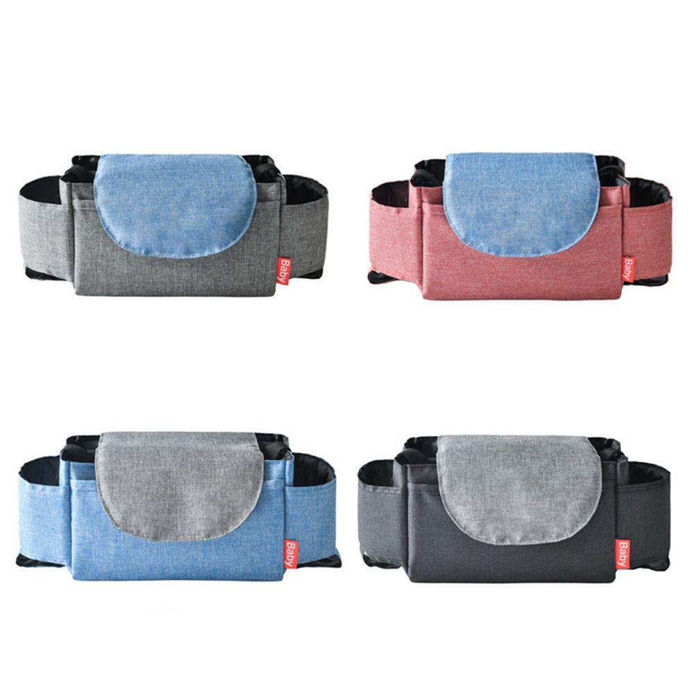 Multi Pocket Stroller Organizer Bag Large Capacity Pram Storage Bag  Baby Stroller Pouch