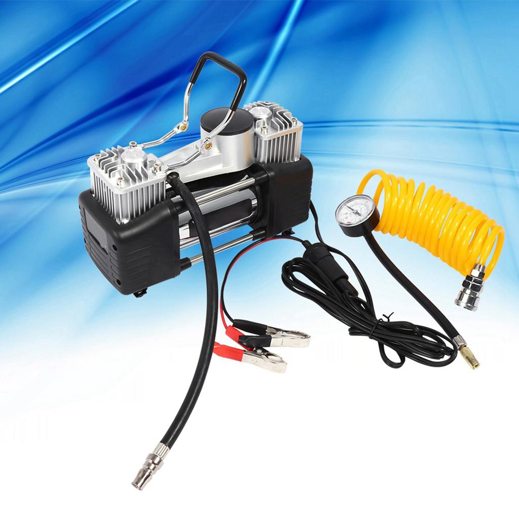 Portable Mini Air Compressor 2.5bar Car Tyre Inflator Portable Kit Pressure Pump 12V