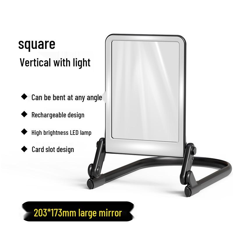 Handheld LED Magnifying Glass with 5X Lens for Seniors' Reading and Repairs