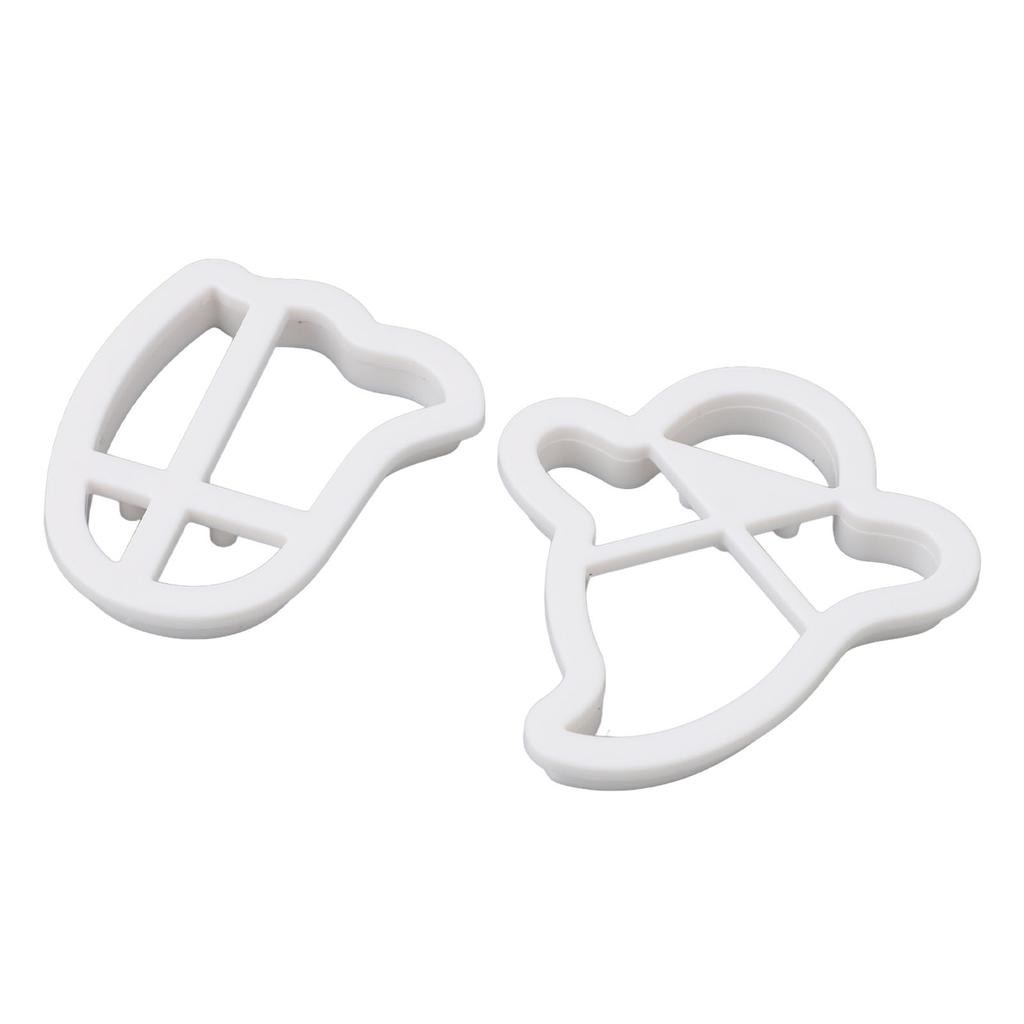 2pcs Small Ghost Cookie Cutters ABS Material Biscuit Cutter for Holiday Decoration Party Supplies Ba
