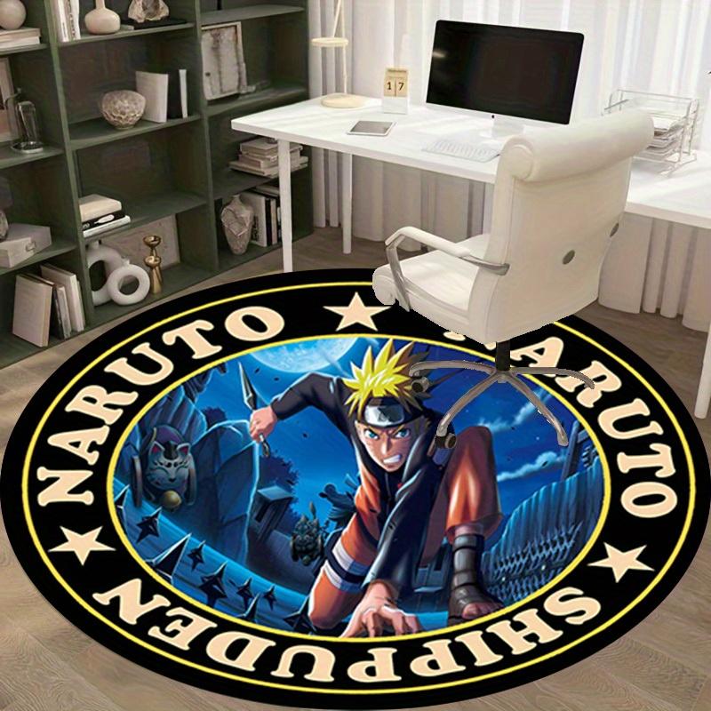 1pc Naruto Shippuden Anime Theme Circular Rug - Home Decor, Office Round Mat, Outdoor Carpet Gift for FansRC2754