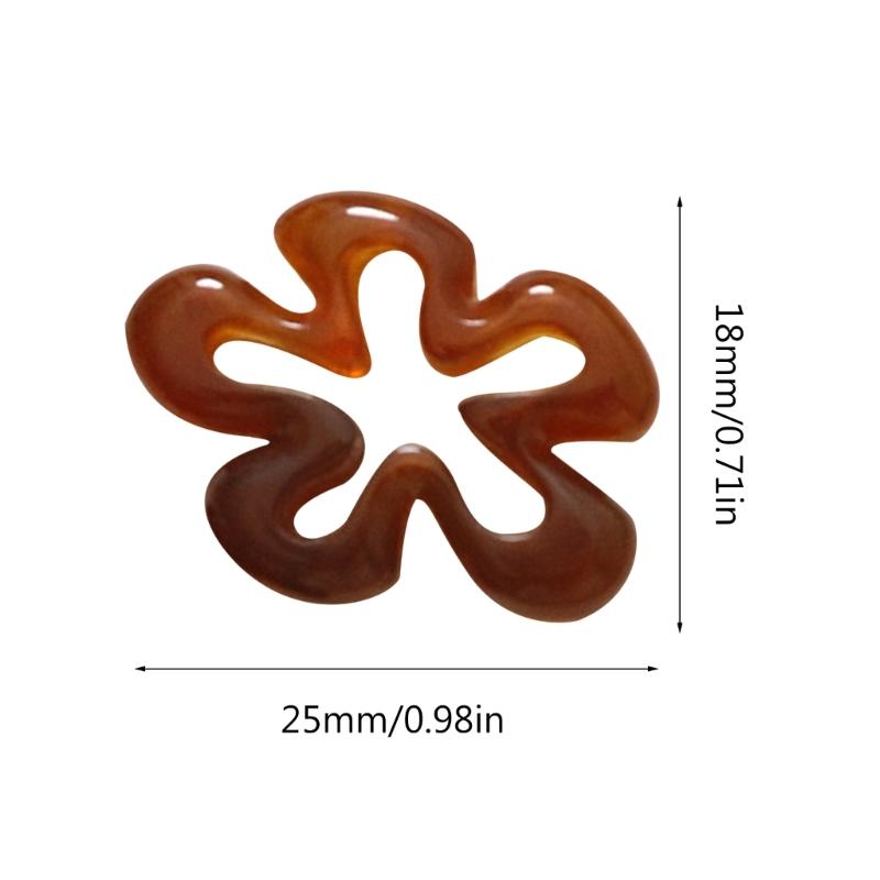 Flower Pendants Small Flower DIY Necklace Bracelet Supplies Resin Material for Bracelet Bangle Necklace Jewelry Making