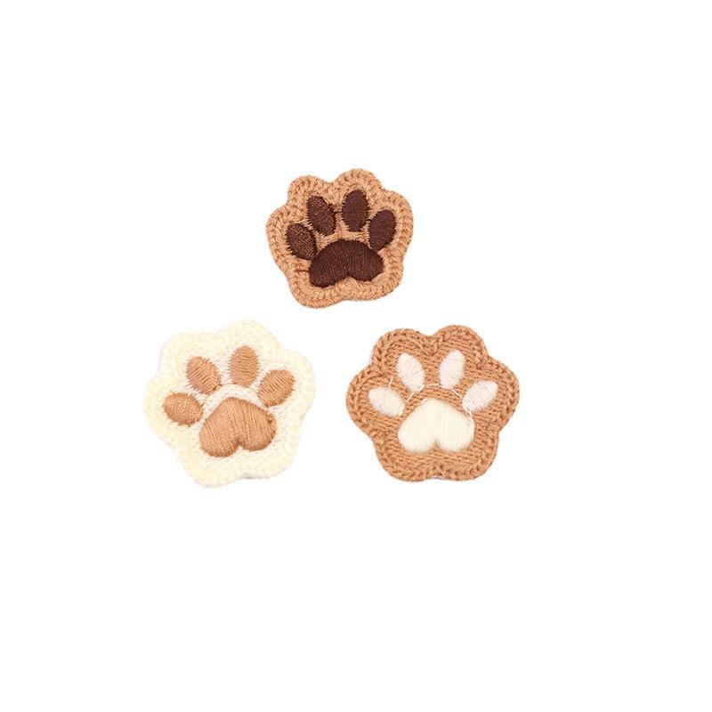 Supply Clothes Decoration Clothing Accessories Diy Cute Animal Claws Decoration Bear Paw Embroidery Patch Cloth Sticker