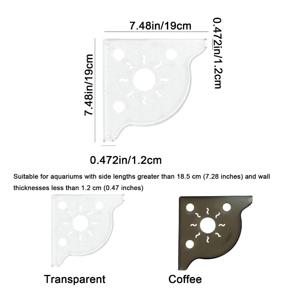 Punch-free Corner Fish Tank Shelf Triangle Coral Bracket Fish Tank Corner Storage Rack Desk