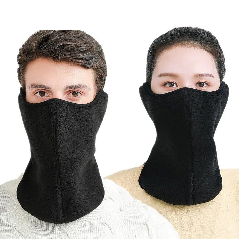 Fleece Face Mask Neck Warmer Winter Windproof Warm Mask Cycling Face Mask Women Men Sport Scarf Ski Hiking Riding Mask Gaiter