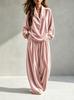 1116 European and American women's clothing autumn and winter new casual fashion velvet long-sleeved trousers lapel suit