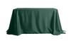 Matte Samt-Tischdecke Flaschengrün Für Tisch 230X230Cm